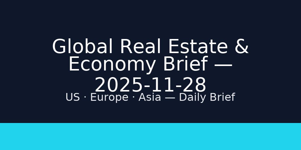Global Real Estate & Economy Brief — 2025-11-28