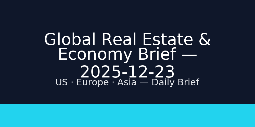 Global Real Estate & Economy Brief — 2025-12-23