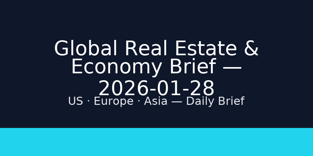 Global Real Estate & Economy Brief — 2026-01-28
